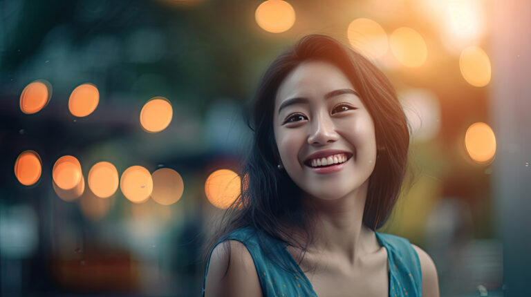 Asian woman portrait